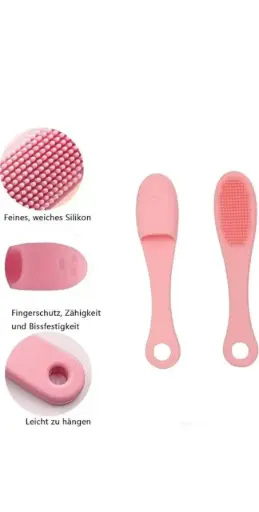 Finger face scrubber